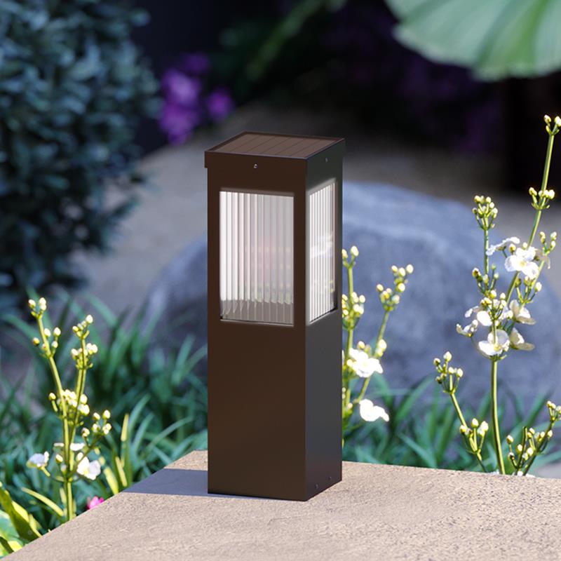 太阳能草坪形灯院灯全铝草655坪灯户外地插落地庭花园别坪墅灯方