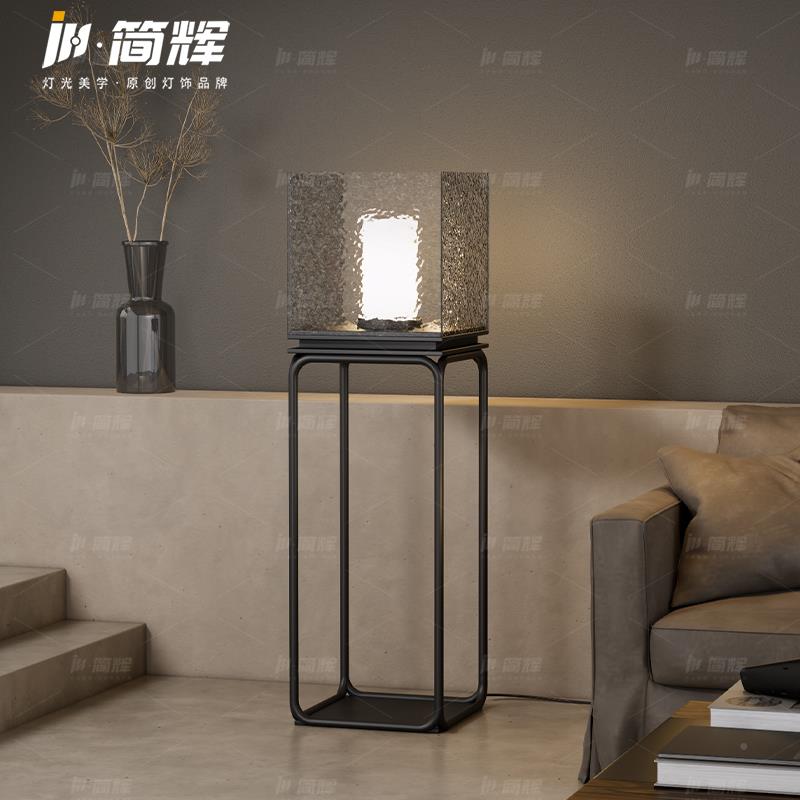 新中式LDD101落灯酒店走廊地工程灯具高方感卧室书级房茶室形玻璃