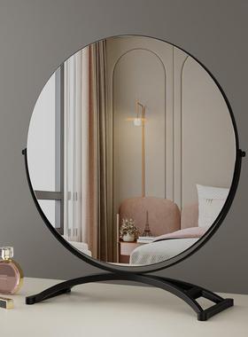 米卡化妆镜台式桌面妆大号清化镜折773叠高网红宿舍生学美妆少女