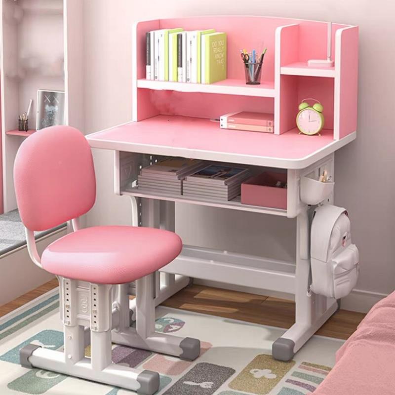 儿童书桌升习桌中小学学生家用书桌椅可孩XGS00087降套装男女孩作