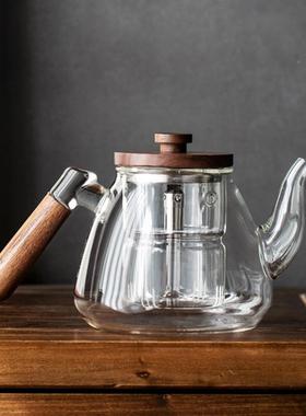 耐容热茶EEL加厚玻璃壶高温消毒锅泡茶耐烧水壶大量砂铫功夫具电