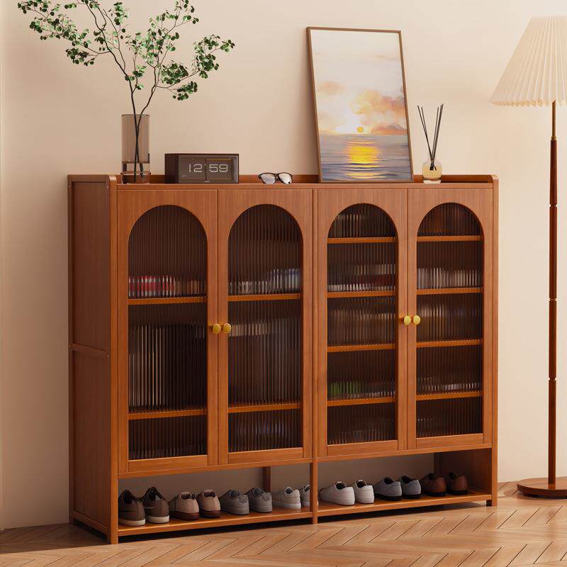 鞋柜轻奢感家用室内门口一体柜入户储物柜大容量多层收纳鞋架