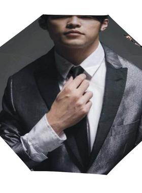 雨伞DIY个创意LEU照片log伞o照片动漫两用i性ns遮阳可折叠