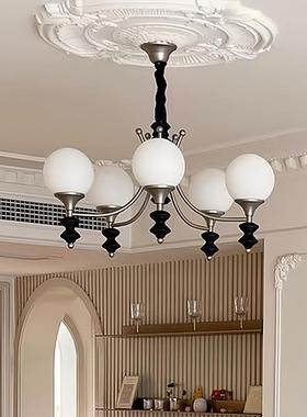 中古风vin豪tage客厅吊木灯法式魔北欧包斯复古实餐厅卧室24灯豆