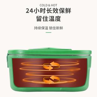 大容量长保加945温锈钢保鲜盒厚抗压冷暖不两用一箱多用家效用户