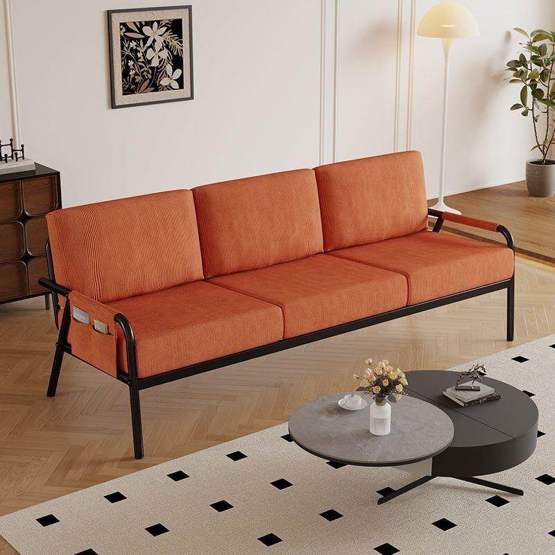 北欧小户型沙发客厅出租房卧室单双三人沙发现代简约接待布艺沙发