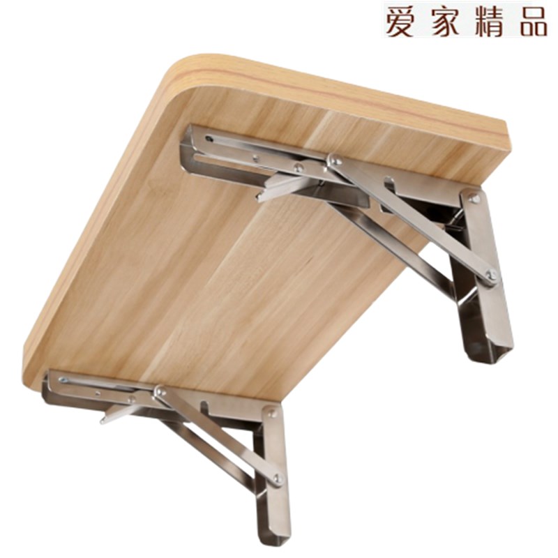 不锈钢折叠三角支架托架墙壁置物架墙上折叠桌隔板承重支撑层板架