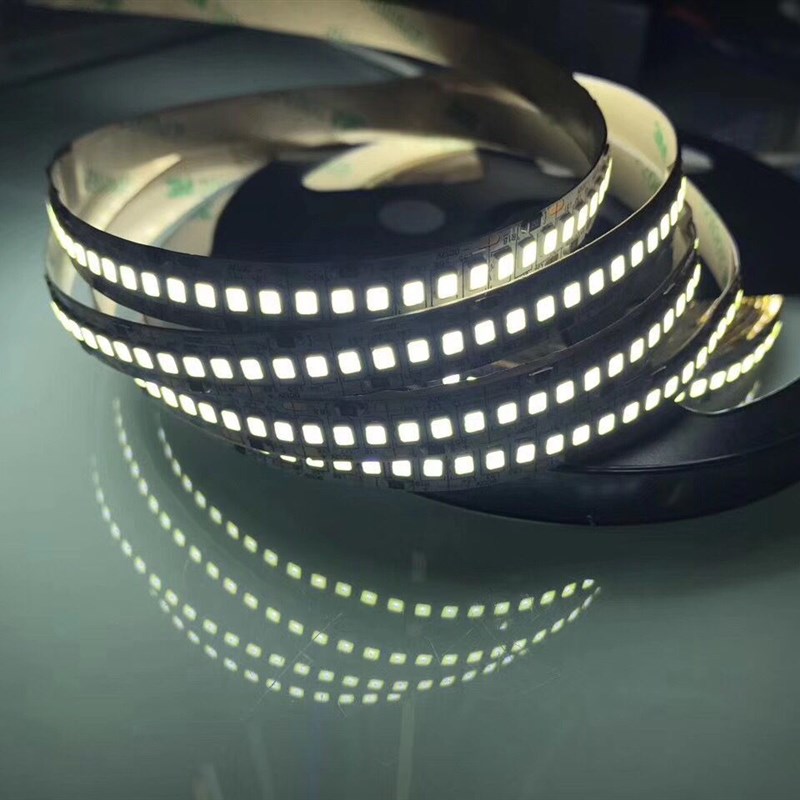 LED灯带 2835贴片12v单排240灯/米超亮单色户外防水超密24V软灯带