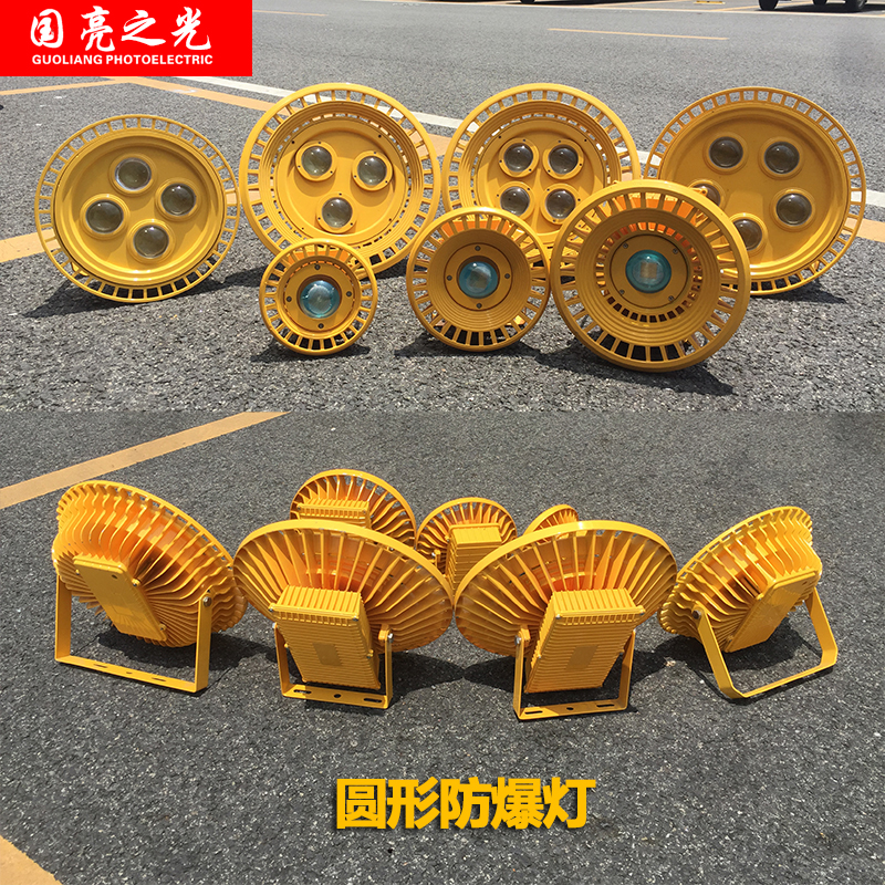 led防爆灯220v50w低压12V24隧道灯厂房加油站防爆100w200w投光灯