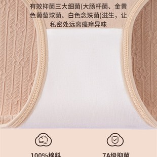 香蜜闺秀高腰收腹内裤 女纯棉抗菌全棉裆女士透气提臀无痕2025新款