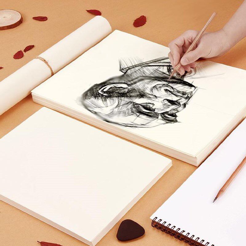 奈尔素描纸8k加厚美术生专用四开画纸200g绘画纸儿童学生4k8开纸