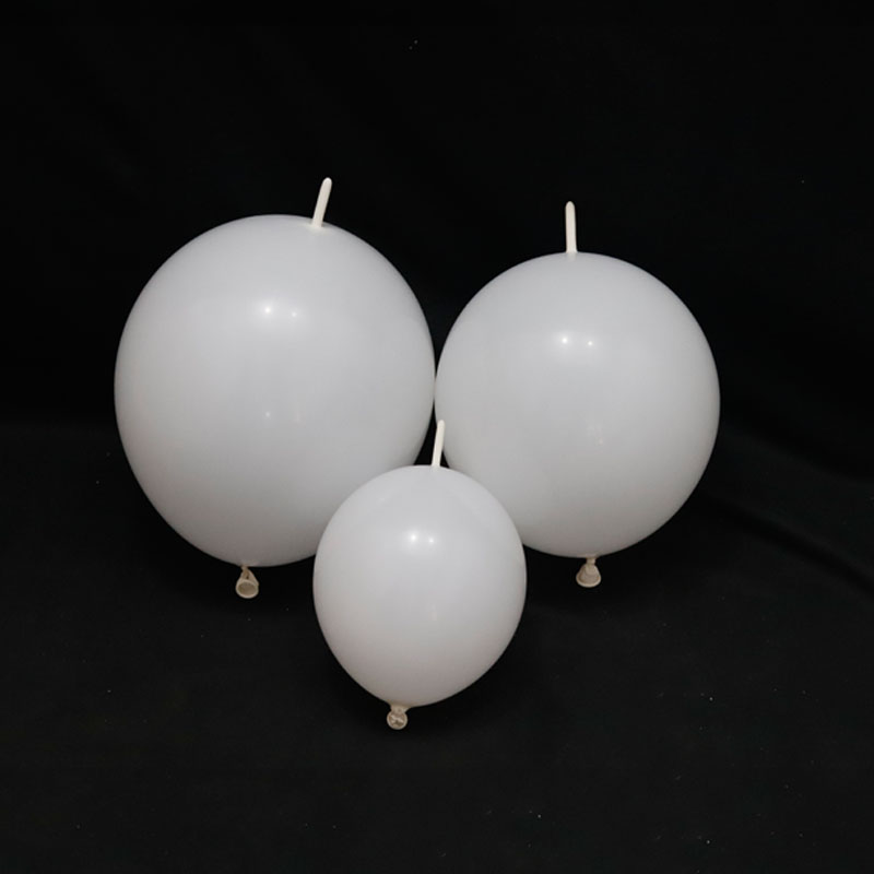 纯白大小气球5寸10寸12寸18寸36寸 24寸圆形亚光白色长条造型汽球