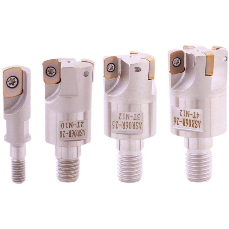 数控锁牙式铣刀头ASR06/EXN03R螺纹刀头加工中心精铣抗震钨钢刀杆