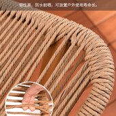 藤朝休闲藤编椅子户外庭院藤椅家用大人简约阳台躺椅懒人摇摇椅