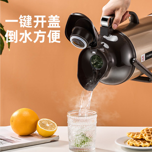 热水壶保温瓶学生宿舍开水瓶玻璃内胆暖壶家用大容量不锈钢保温壶
