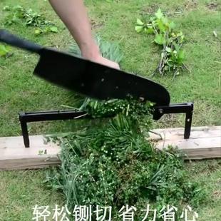 铡刀铡草刀手动切草铡刀玉米杆豆杆匝刀多功能扎刀锻打老式铡草机