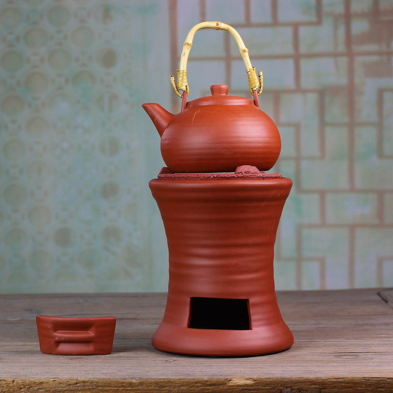 紫砂壶茶具酒精炉灯功夫泡茶壶铁艺泡茶炉套装烧水围炉煮茶器小火