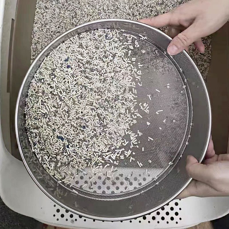 筛猫砂筛子膨润土猫砂过滤筛子粉尘筛子碎渣土筛小网筛不锈钢筛子