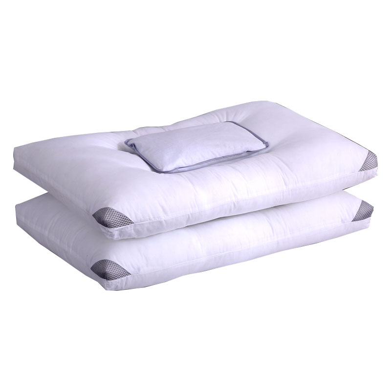 枕芯一对 家用枕头芯荞麦皮全棉单人学生宿舍 简约酒店用薄枕柔软