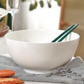 纯白大汤碗家用特大号汤盆骨瓷水煮鱼酸菜鱼大盆碗10 12寸大面碗