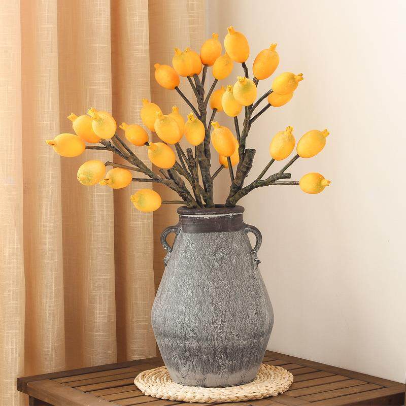 枇杷果树枝装饰摆件客厅摆设花艺餐桌假花落地插花果实橱窗,农用物资,其他肥料,淘宝优惠券,粉丝福利购,淘宝优惠卷