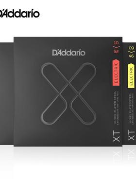达达里奥XTE电吉他弦镀膜防锈琴弦一套6根套装琴弦全套09421046