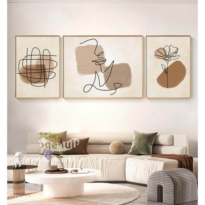 创意北欧挂画线条人物沙发背景壁画花卉抽象艺术客厅三联装饰画,农用物资,其他肥料,淘宝优惠券,粉丝福利购,淘宝优惠卷