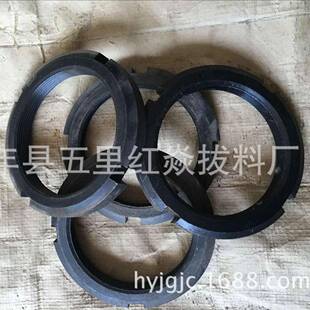 生产国标高强度细扣圆螺母异形螺母开槽圆螺母GB812