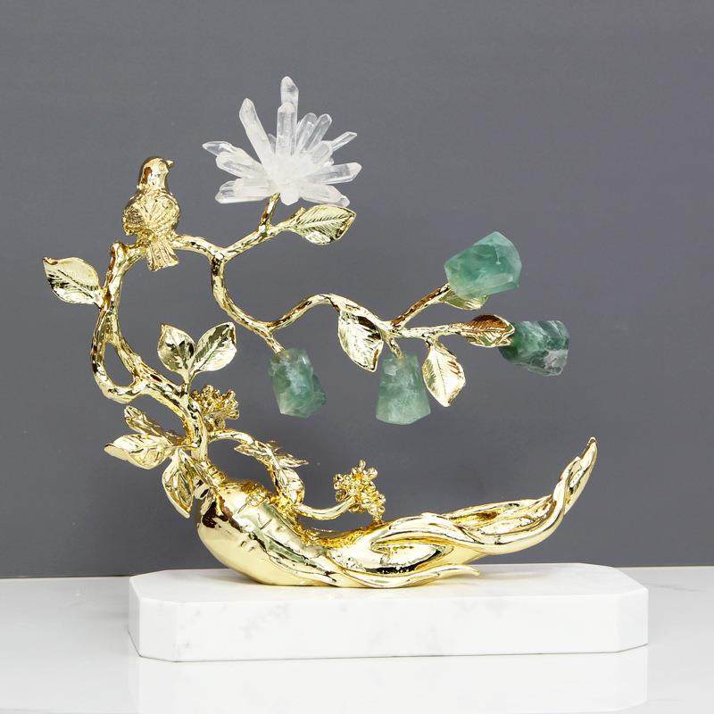 现代轻奢高级感摆件家居客厅玄关酒柜电视柜装饰品寓意好送礼工艺