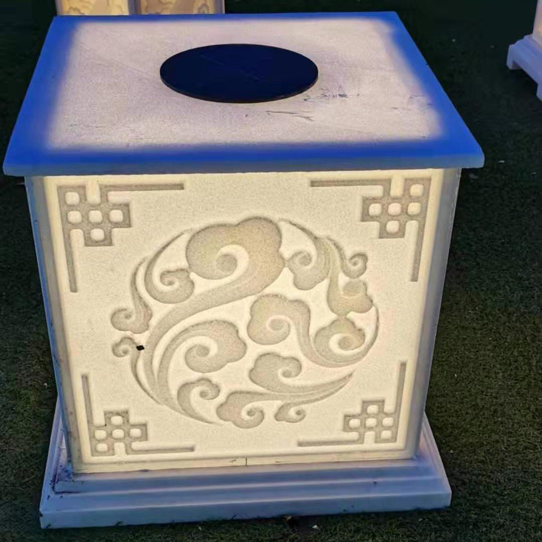 户外摆件石灯庭院仿古石雕石灯笼园林广场小品夜灯照明石灯