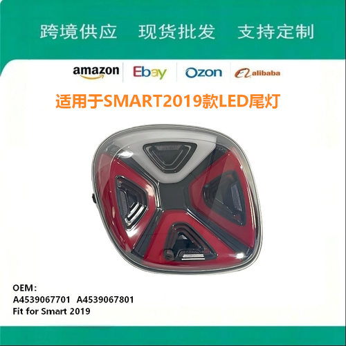 适用于Smart2019新款LED行车灯尾灯带线A4539067701A4539067801