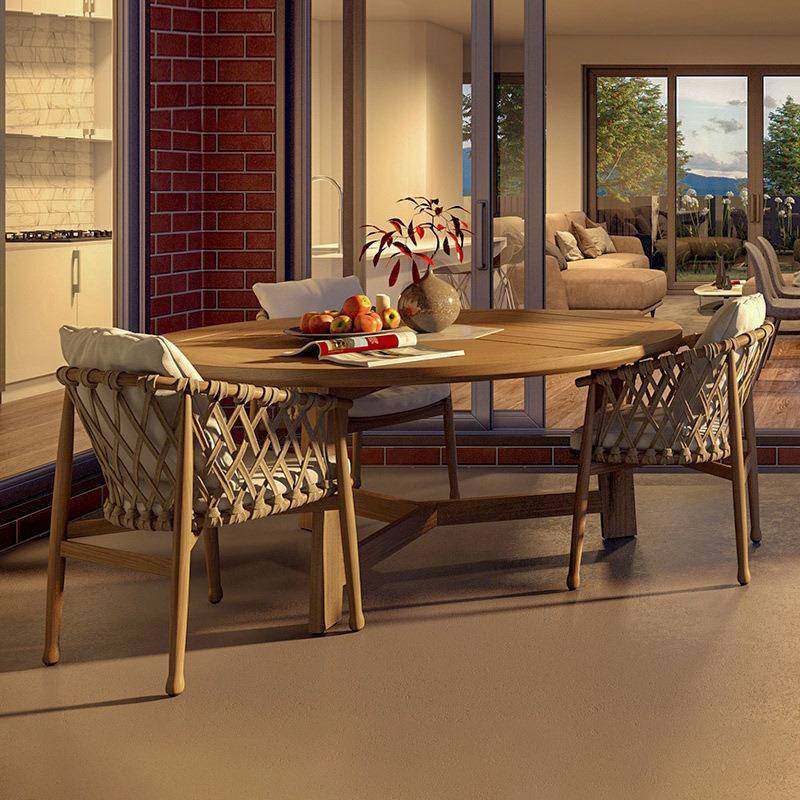 北欧户外桌椅藤编阳台藤椅别墅庭院花园露天室外休闲柚木餐桌藤艺,畜牧/养殖物资,畜牧/养殖器械,淘宝优惠券,粉丝福利购,淘宝优惠卷