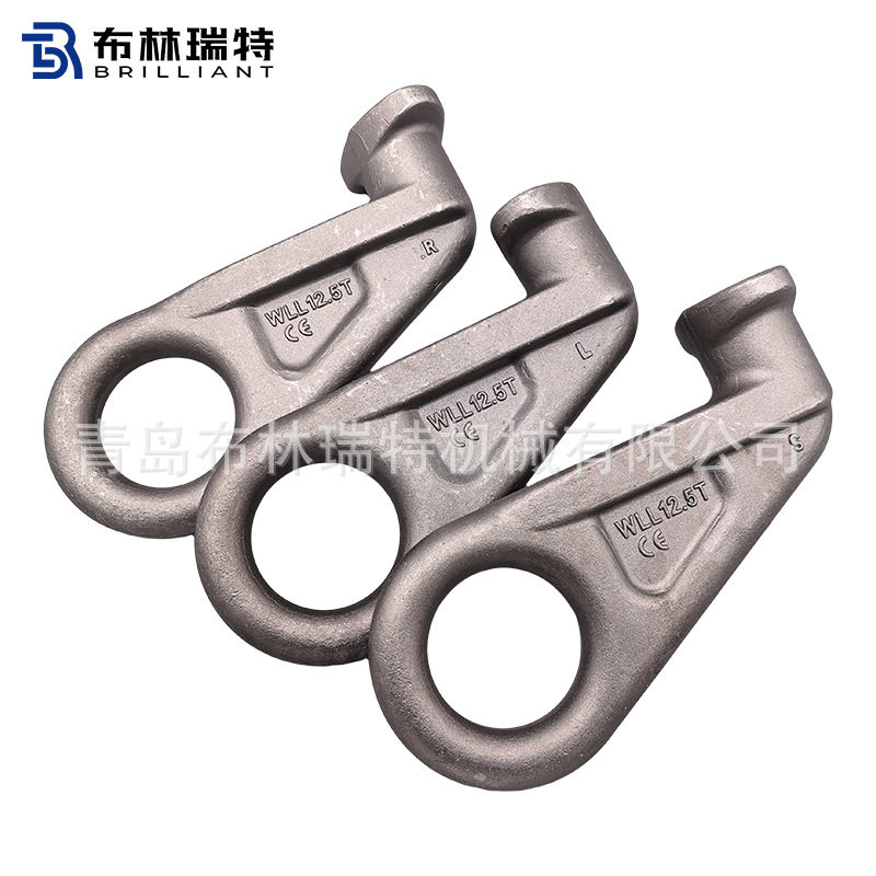 G80级欧姆环转脖钩链条连接环集装箱吊钩起重索具连接器捆绑吊具