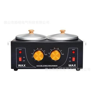 双锅融蜡机1000cc加大容量硬蜡脱毛蜡加热器电子面板蜡疗机美容仪
