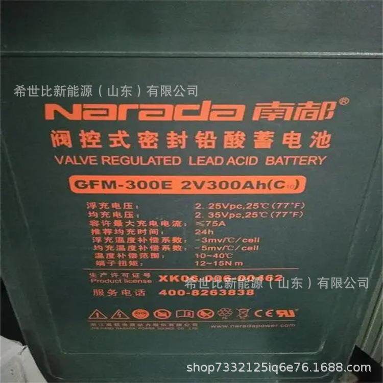 南都蓄电池2V300AH备用储能GFM-300直流屏电厂电站备用电池