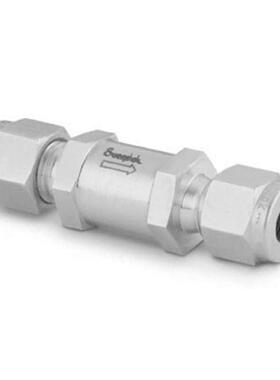 世伟洛克SS-2C-KZ-1/3不锈钢提升阀芯单向阀1/8 in.卡套管1/3psig