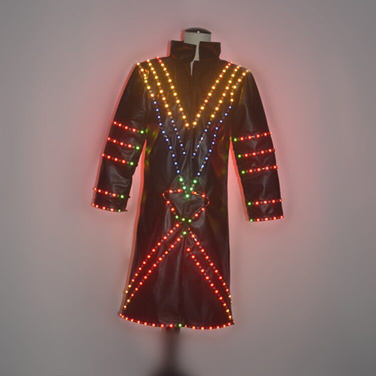 LED全彩发光酒吧服装夜店KTV服务生气氛上酒道具用品个性演出服饰