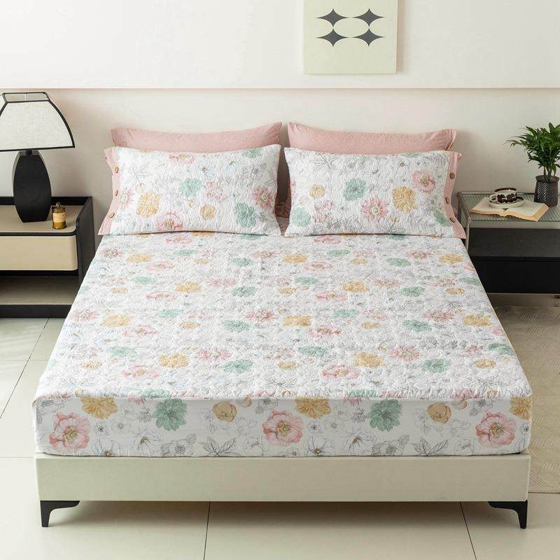 全棉夹棉床笠三件套加厚床单可机洗席梦思床垫套加厚行缝床笠纯棉,纺织面料/辅料/配套,纺织机械配件,淘宝优惠券,粉丝福利购,淘宝优惠卷