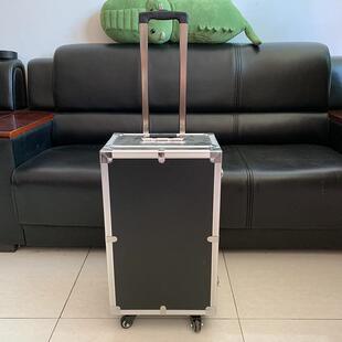 定做铝合金箱大号拉杆工具箱仪器仪表箱家具美容维修贴膜箱订做