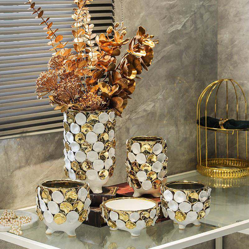 轻奢陶瓷电镀金色手工贴花水培花瓶花盆客厅家居样板房玄关酒店摆,机械设备,其他机械设备,淘宝优惠券,粉丝福利购,淘宝优惠卷