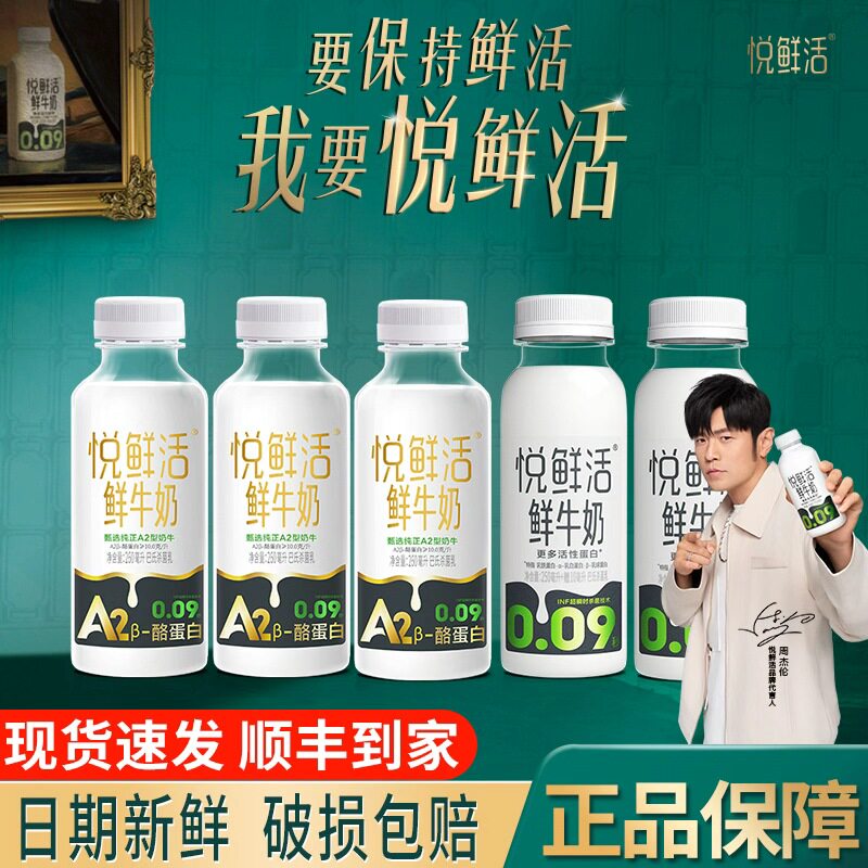 君乐宝鲜牛奶现货0.09秒巴氏杀菌