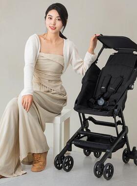 elittle逸乐途C5口袋车简易婴儿手推车可坐躺轻便携可折叠书包车