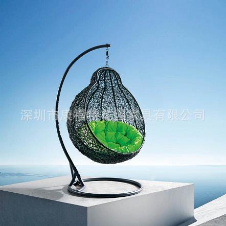 康福特直批欧式休闲椅藤制休闲椅藤椅摇椅藤编吊篮鸟巢吊椅