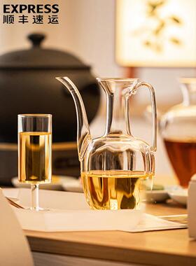 云琳茶具新中式仿宋贵妃执壶玻璃温茶壶明火电陶炉耐高温teastone