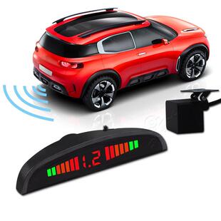 货车倒车雷达全套七段光标蜂鸣提示前探毫米波雷达防擦角距离数显