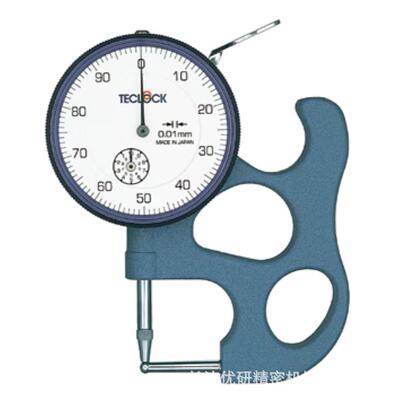 得乐TECLOCK厚度测量表盘式管道壁厚厚度计TPM-116