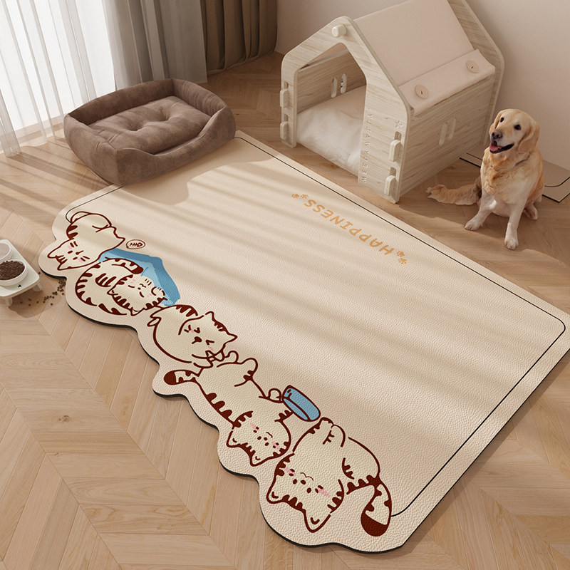 宠物防水地垫免打理高档皮革狗窝养猫专用地毯防水防尿防污防滑垫