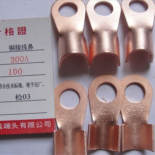 OT-300A/100只/包 接线鼻/铜开口鼻/厚薄都有