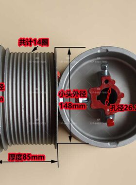 通用型车库卷帘门滑升门提升工业门钢丝轮平轮绞盘厚实坚固耐用18