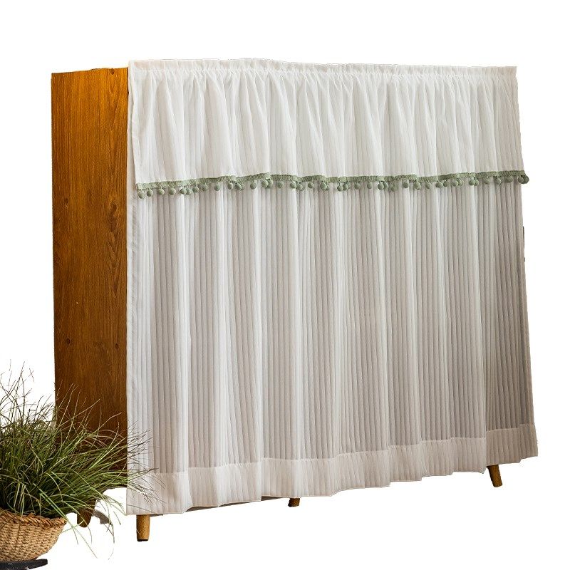 置物架货架遮挡帘柜子防尘免打孔遮挡布帘厨房杂物遮丑帘子魔术贴,居家布艺,门帘,淘宝优惠券,粉丝福利购,淘宝优惠卷